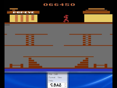 S.BAZ: Popeye (Atari 2600 Emulated) 66,450 points on 2017-07-08 16:09:41