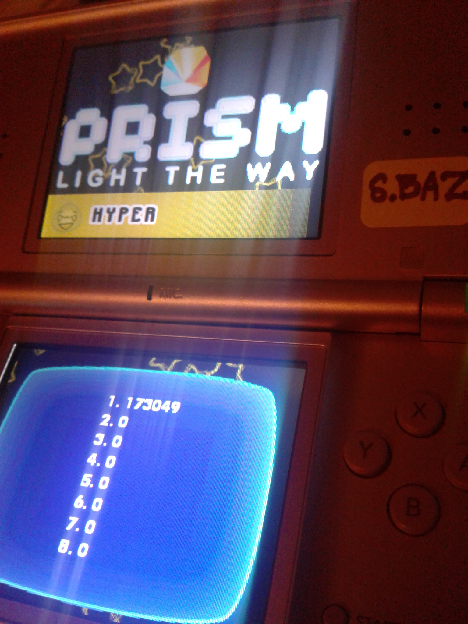 S.BAZ: Prism: Light The Way [Hyper] (Nintendo DS) 173,049 points on 2020-07-25 17:45:14