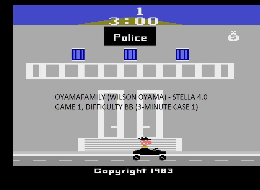 oyamafamily: Private Eye: Game 1 (Atari 2600 Emulated Novice/B Mode) 50,400 points on 2015-09-04 16:11:17