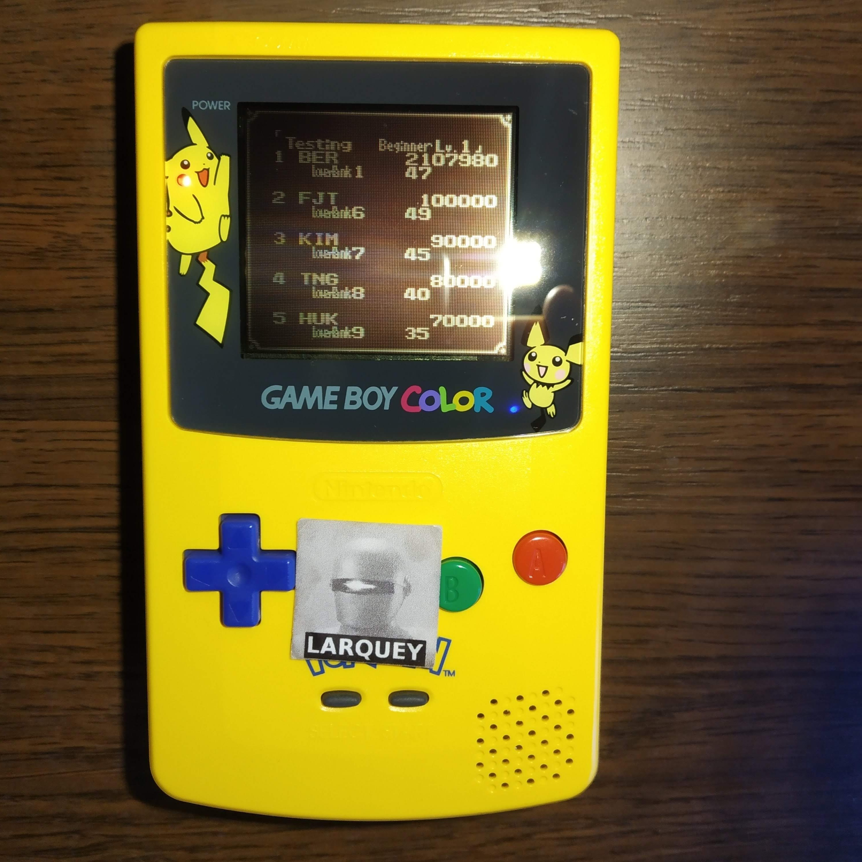 Larquey: Puchi Carat (Game Boy Color) 2,107,980 points on 2020-07-12 02:12:39