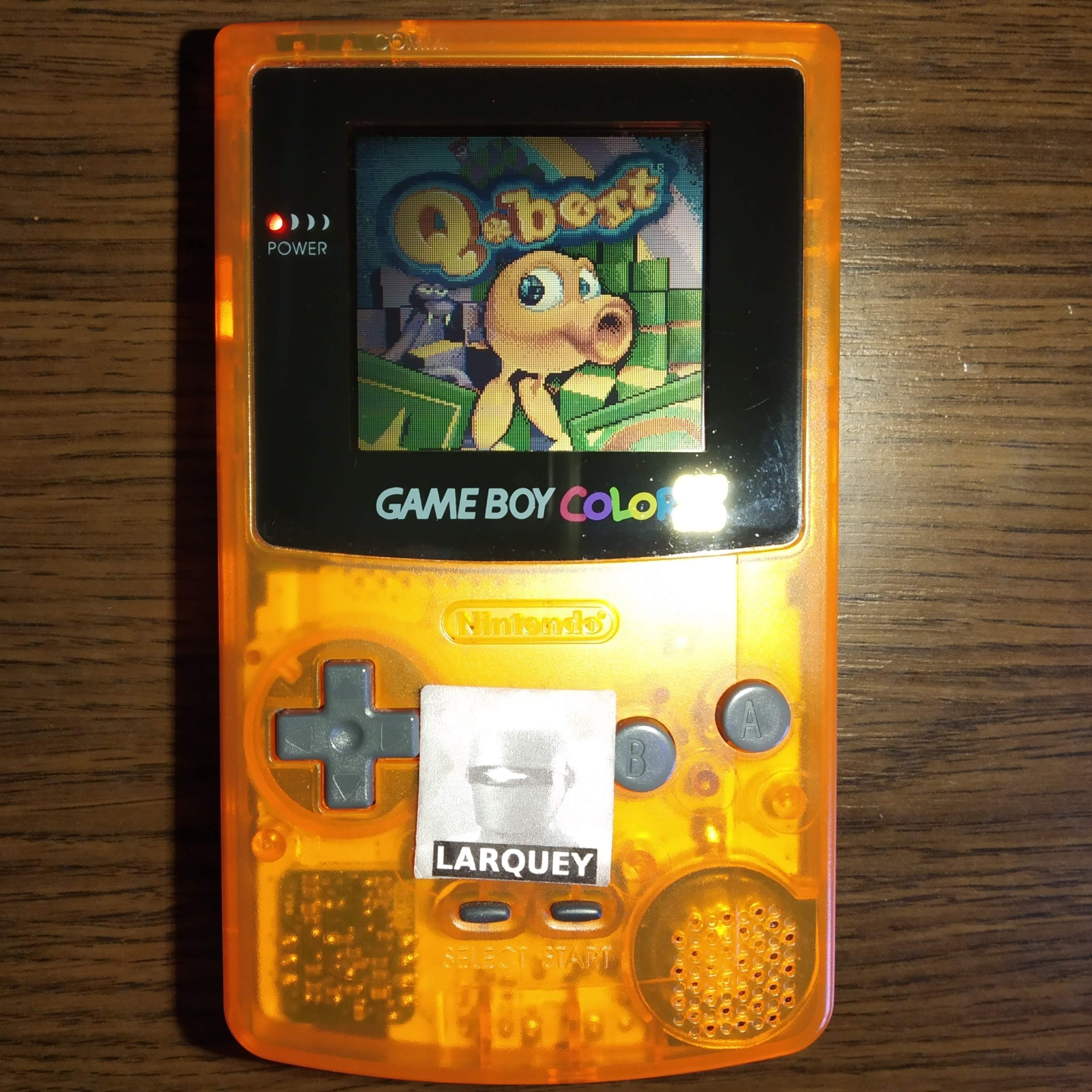 Larquey: Q*Bert: Arcade (Game Boy Color) 17,355 points on 2020-07-05 05:09:46
