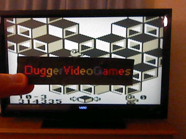 DuggerVideoGames: Q*Bert (Game Boy Emulated) 314,335 points on 2017-12-04 03:57:59