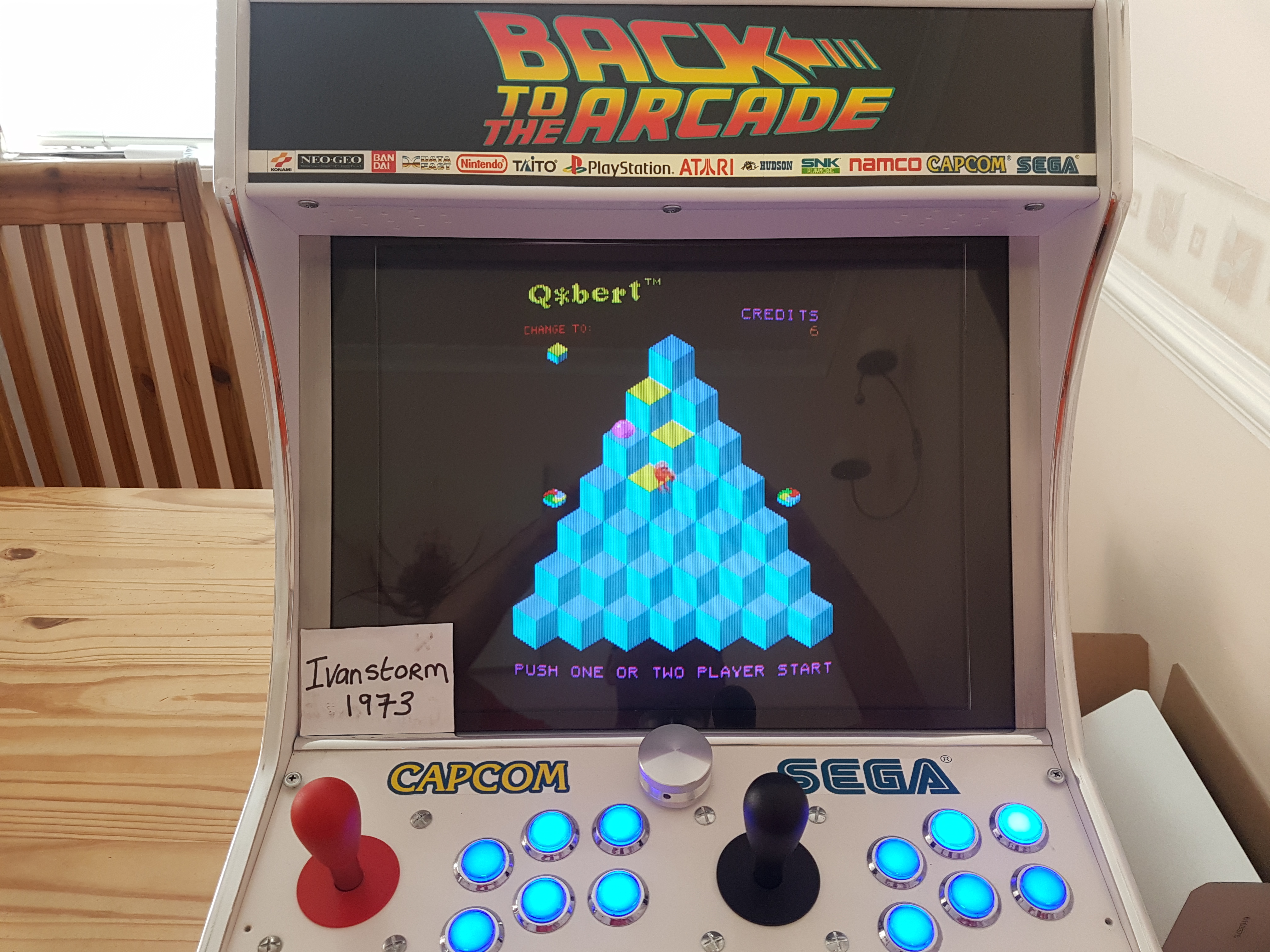 Q*bert 47,465 points