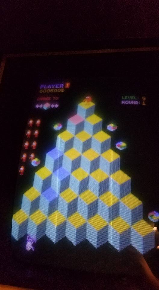 MikeDietrich: Q*bert (Arcade) 6,006,005 points on 2017-12-07 15:57:43