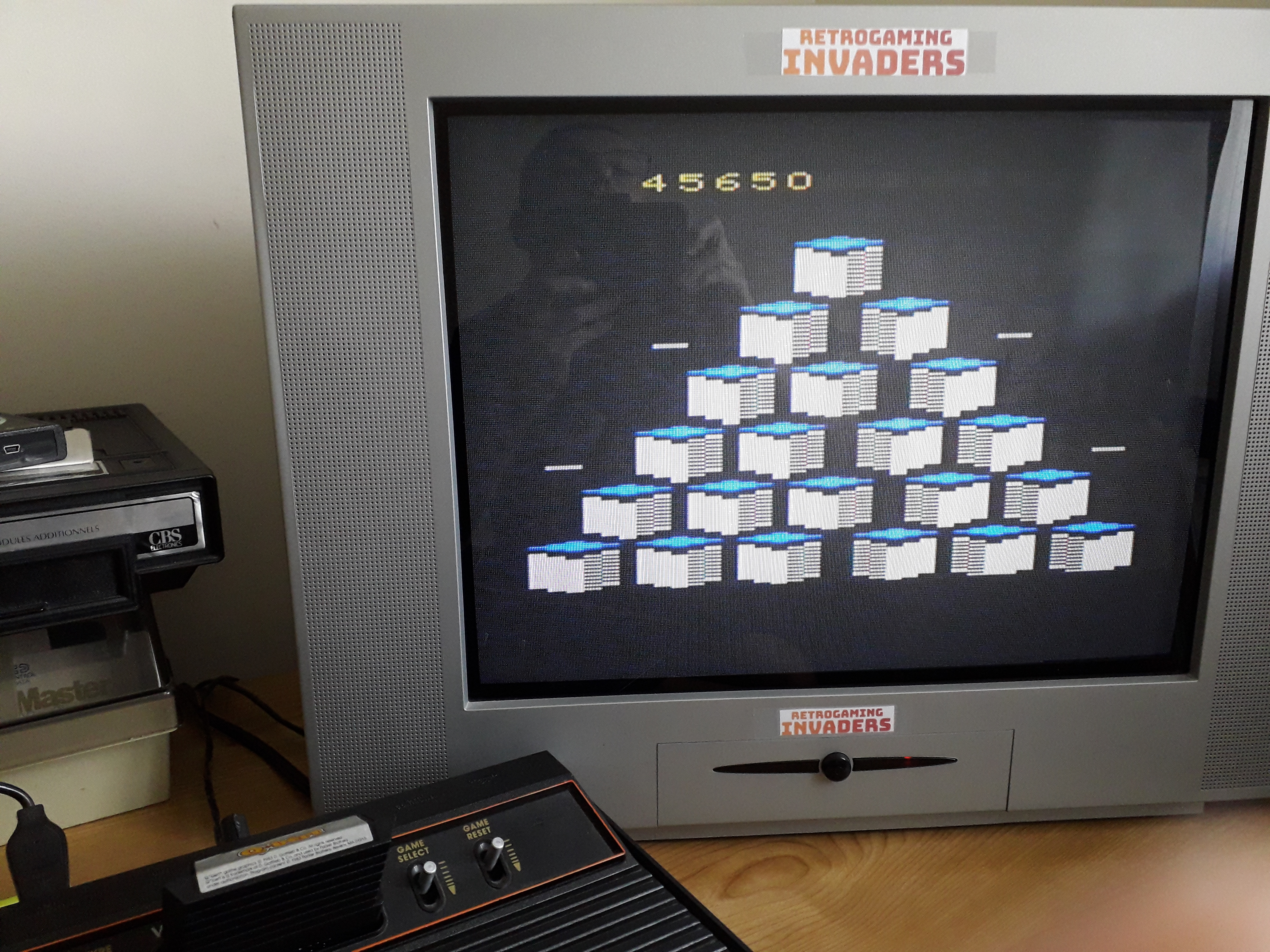 retrogaminginvaders: Q*bert (Atari 2600 Novice/B) 45,650 points on 2019-06-16 11:29:22