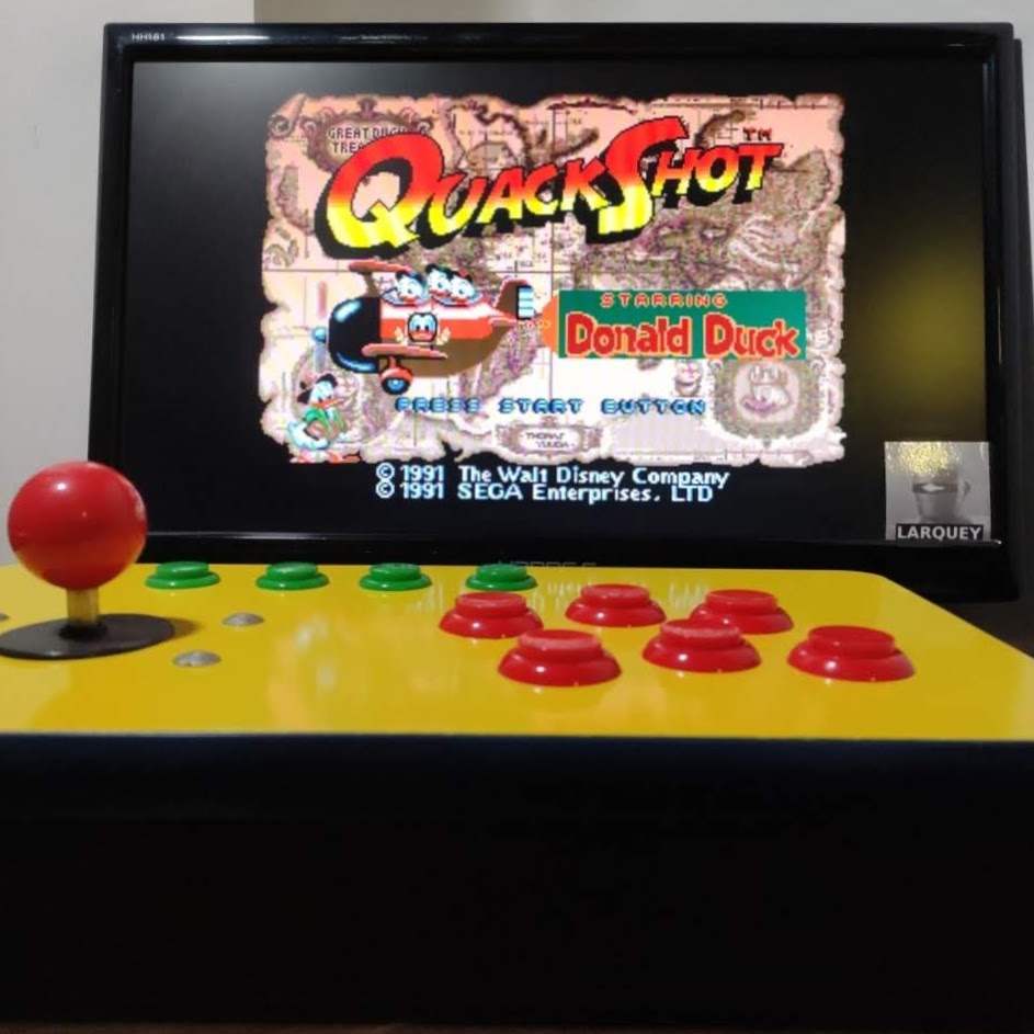 Larquey: Quackshot (Sega Genesis / MegaDrive Emulated) 61,500 points on 2021-09-25 02:39:58