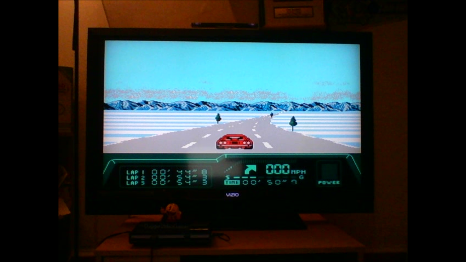 DuggerVideoGames: Rad Racer 2: Stage 6: Rocky Mountains [Fastest Lap] (NES/Famicom Emulated) 0:00:44.8 points on 2016-08-24 00:01:47