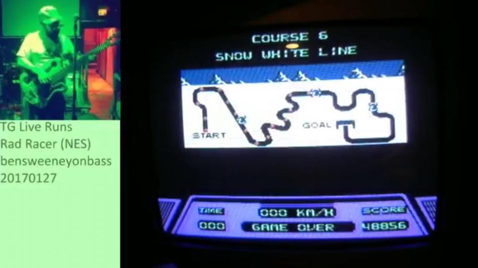 bensweeneyonbass: Rad Racer (NES/Famicom) 48,856 points on 2017-03-28 22:16:20