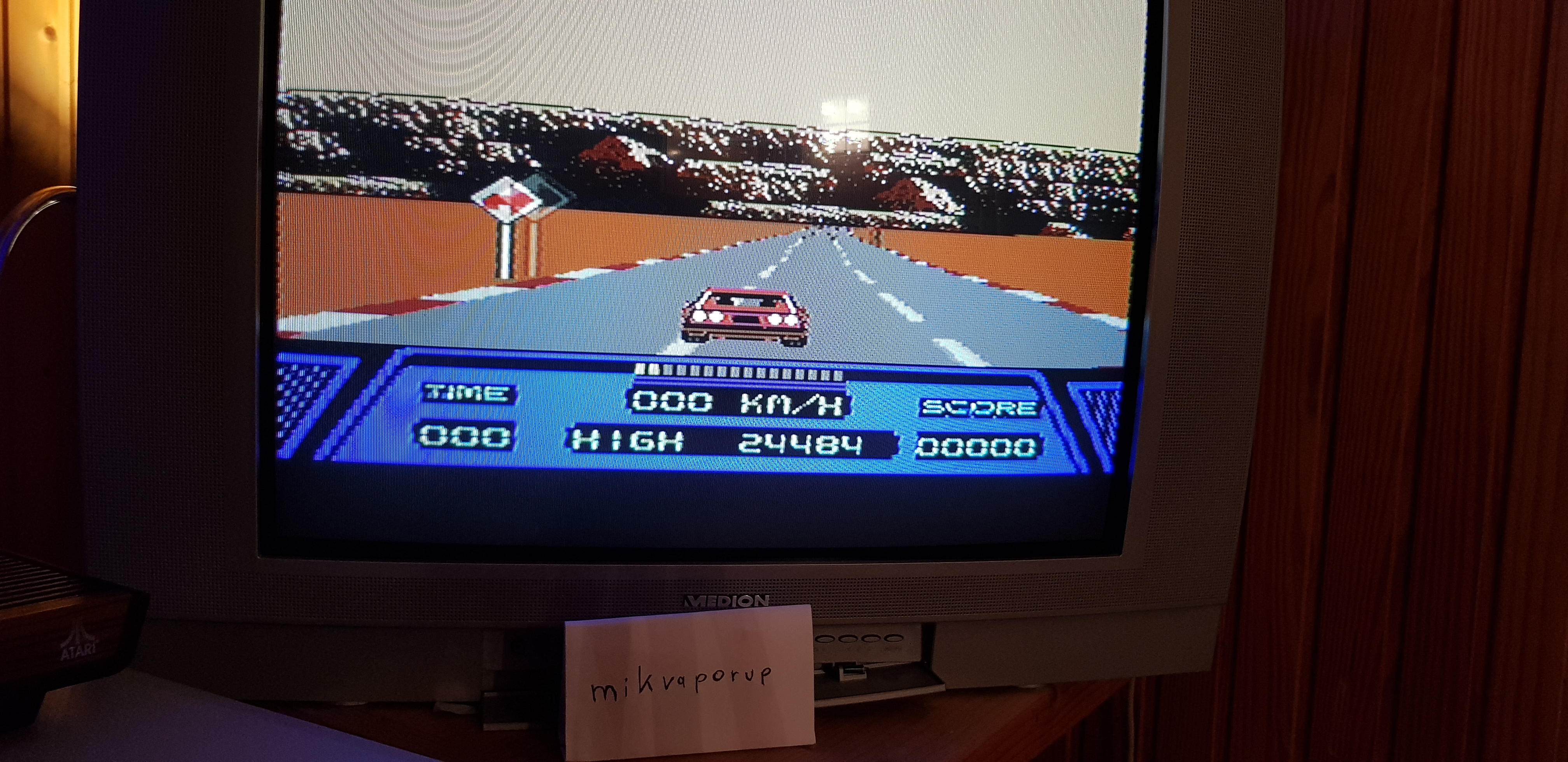 mikvaporup: Rad Racer (NES/Famicom) 24,484 points on 2019-09-21 14:23:04