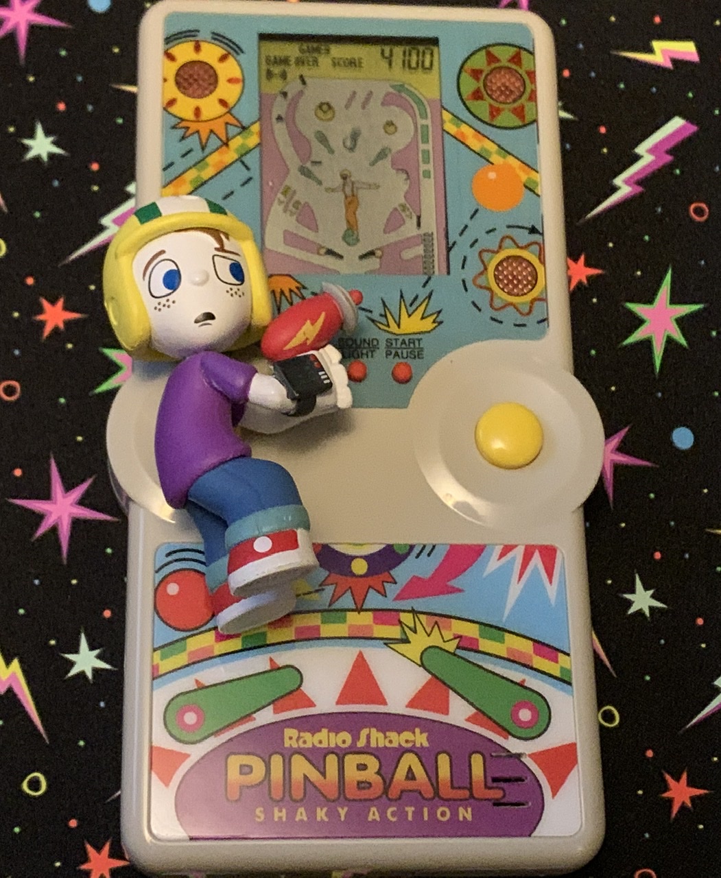 jgkspsx: Radio Shack Shaky Action Pinball [Game B] (Dedicated Handheld) 4,100 points on 2022-06-22 22:09:05