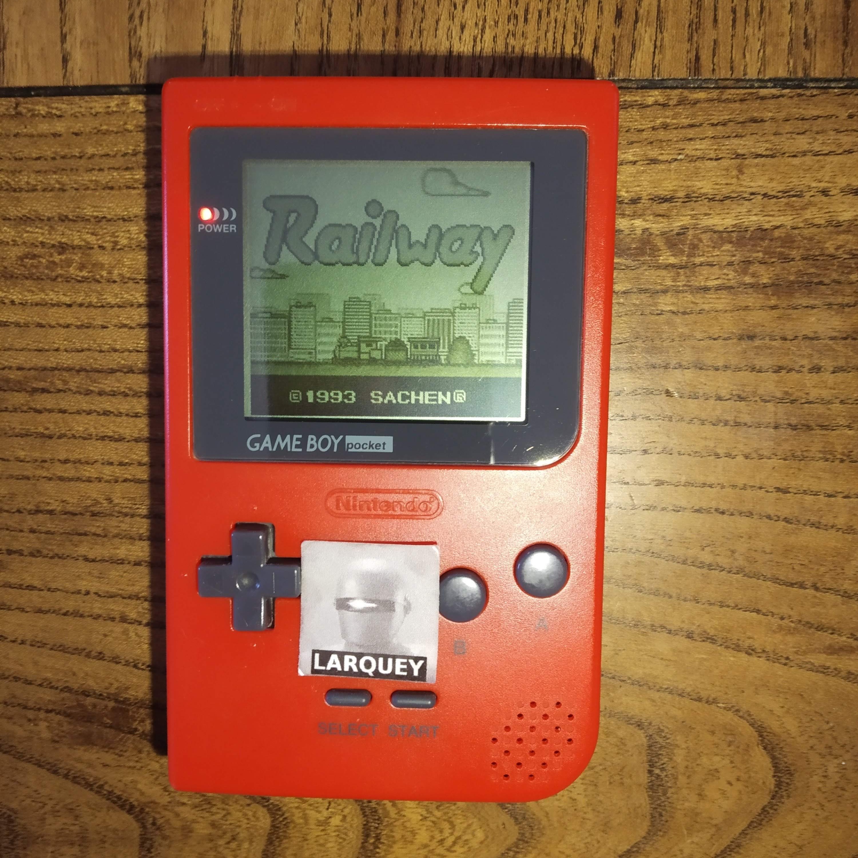 Larquey: Railway (Game Boy) 2,700 points on 2020-05-28 10:28:20
