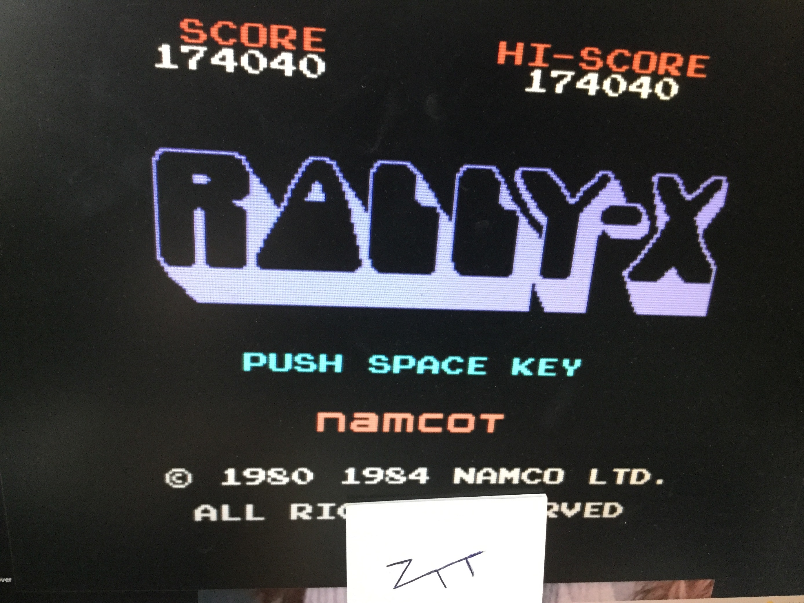 Frankie: Rally-X (MSX Emulated) 174,040 points on 2022-07-10 10:17:28