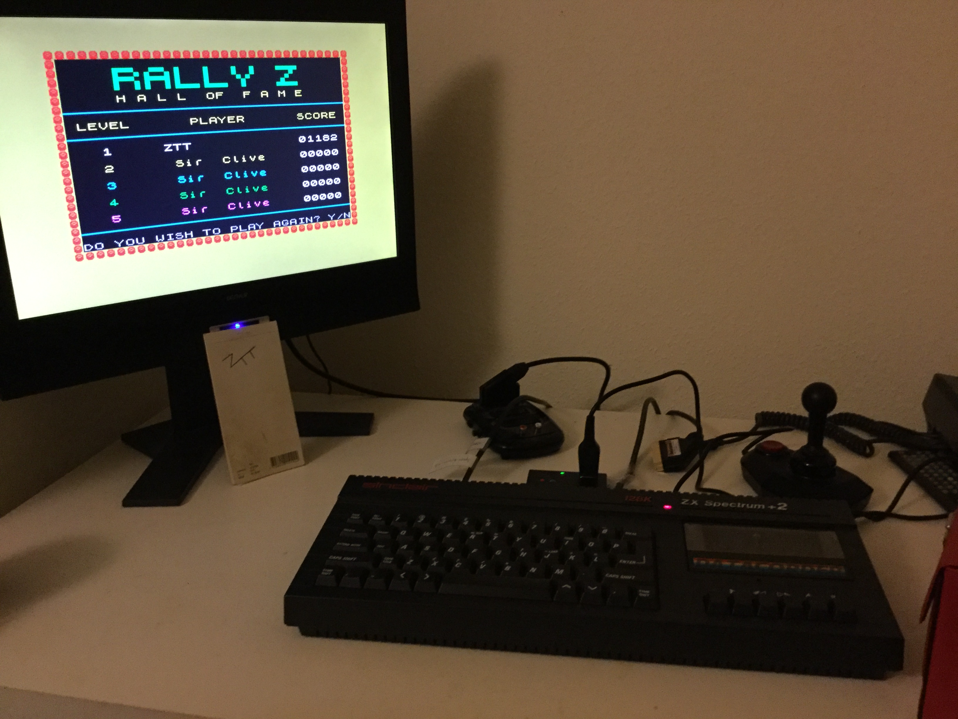 Frankie: Rally Z [Level: 1 / Speed: 1] (ZX Spectrum) 1,182 points on 2020-03-21 04:27:25