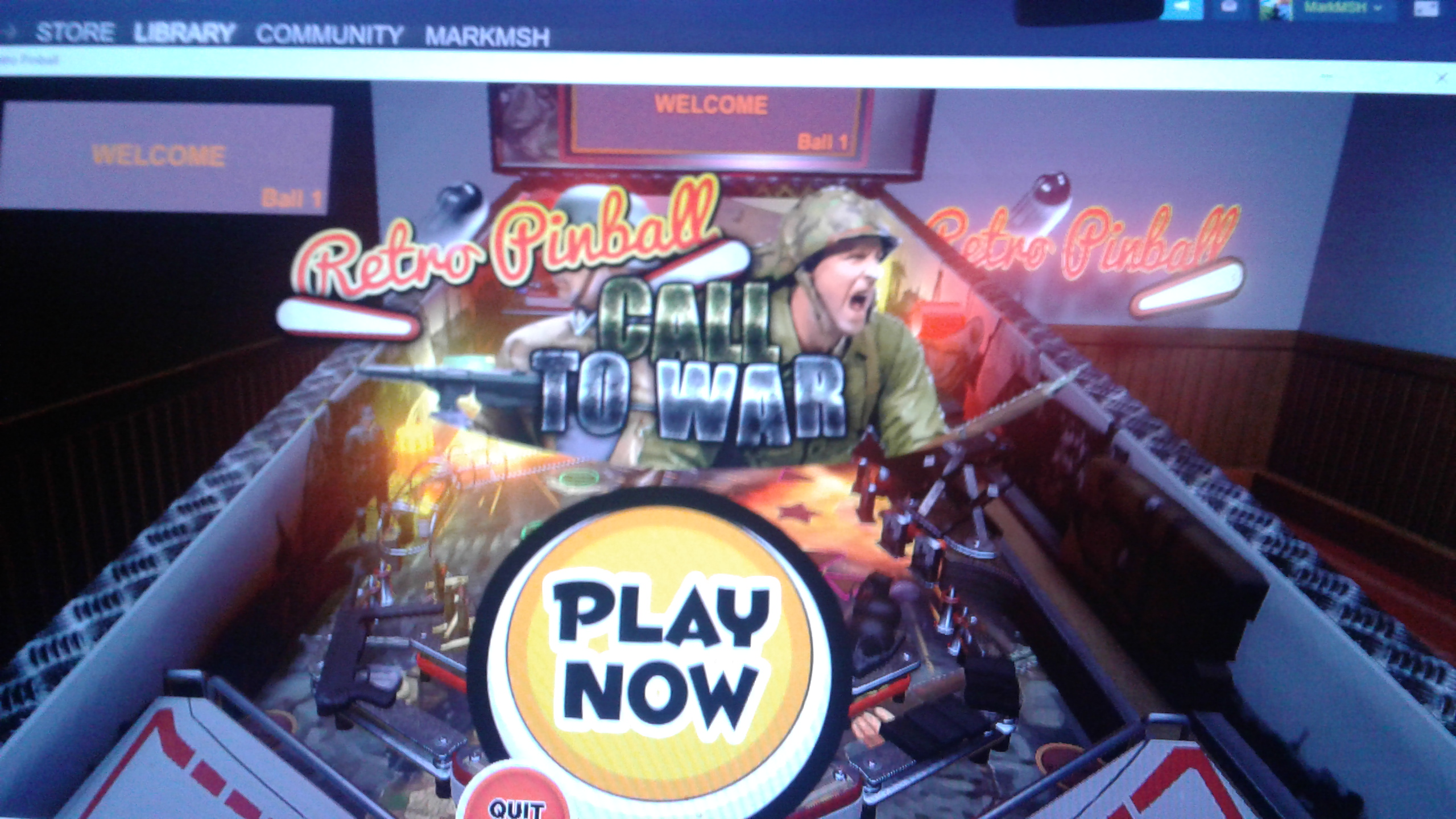 Mark: Retro Pinball: Call to War (PC) 210,500 points on 2020-05-08 00:23:16
