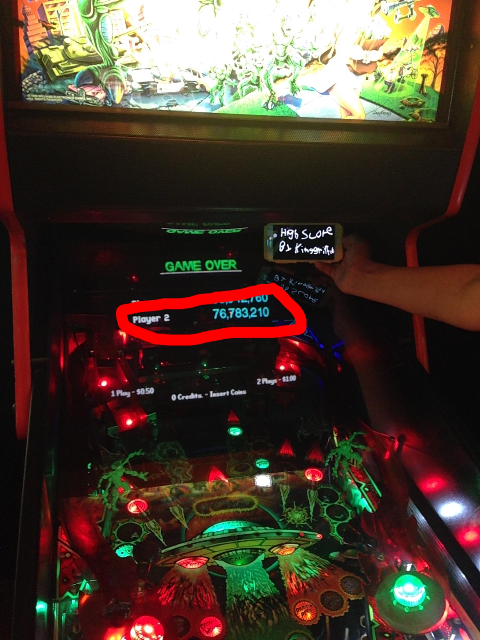 Revenge From Mars 76,783,210 points