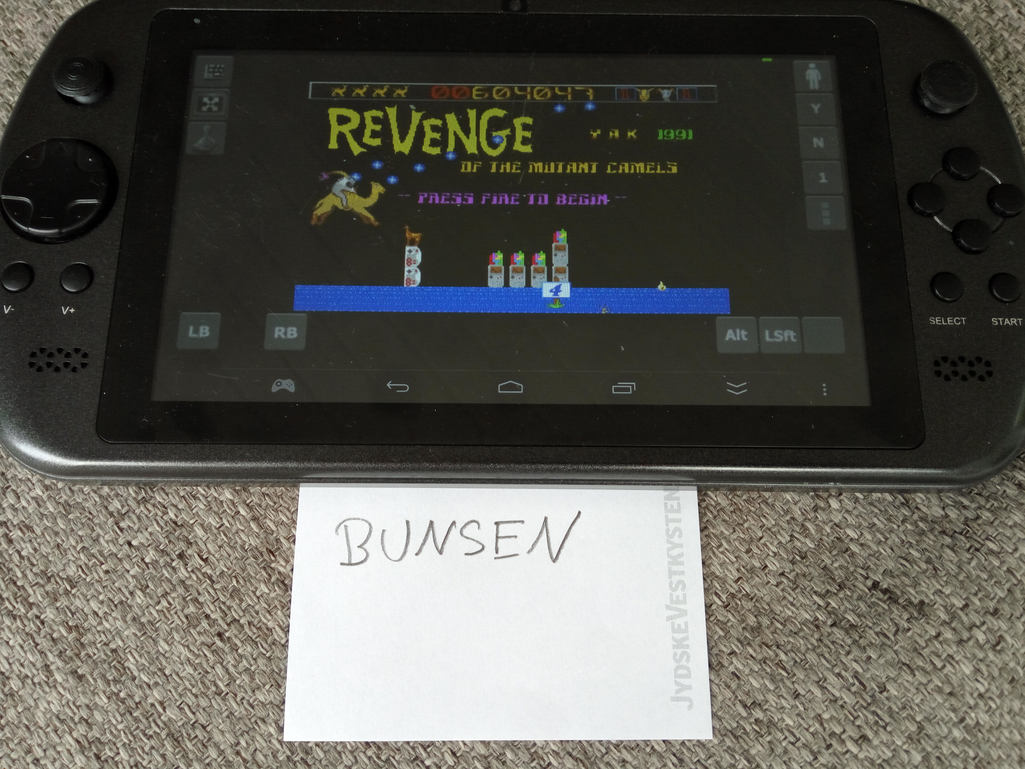 Bunsen: Revenge of the Mutant Camels (Atari ST Emulated) 604,047 points on 2017-10-07 14:19:12