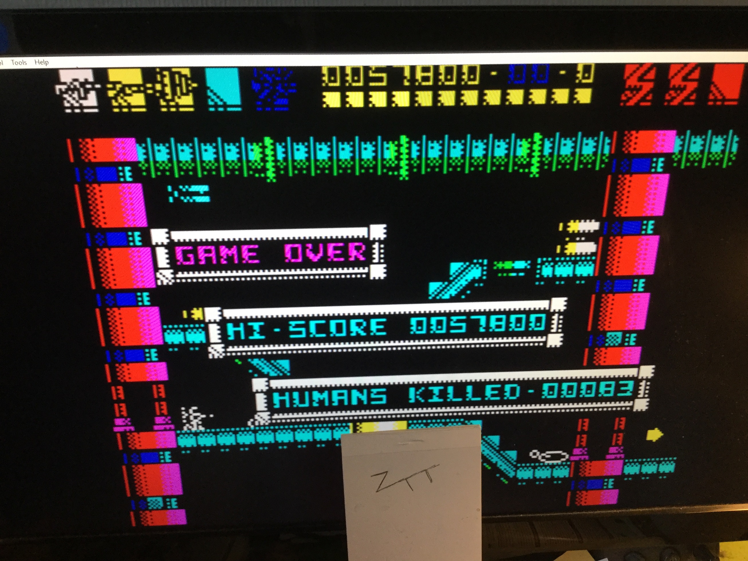 Frankie: Rex (ZX Spectrum Emulated) 57,800 points on 2021-12-18 03:28:12