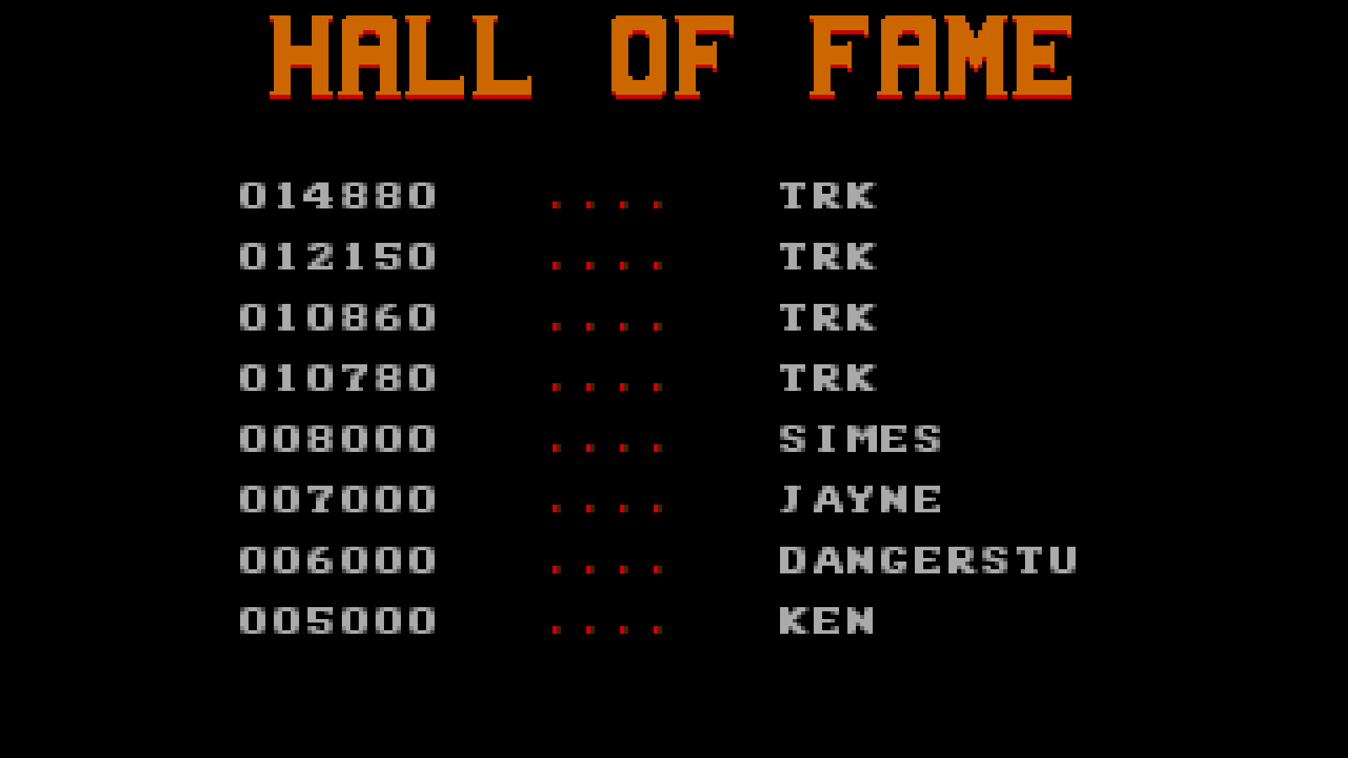 TheTrickster: Rick Dangerous (Amiga Emulated) 14,880 points on 2015-07-27 14:56:51