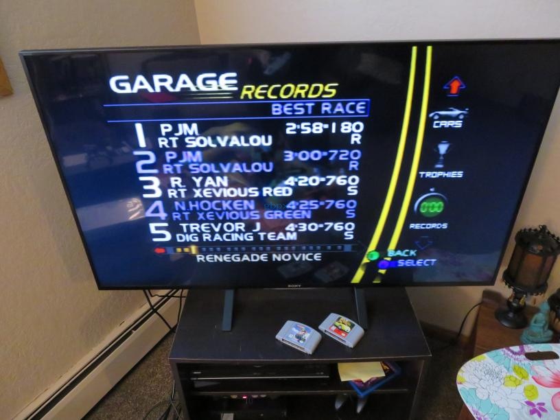 Ridge Racer 64: Time Attack [Renegade Novice / 3 Laps] time of 0:02:58.18