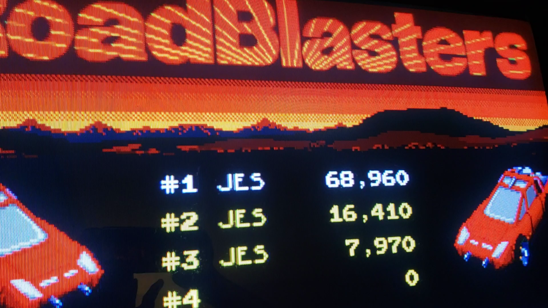 JES: RoadBlasters [Level 4 Start] (Arcade Emulated / M.A.M.E.) 68,960 points on 2021-03-02 03:33:52