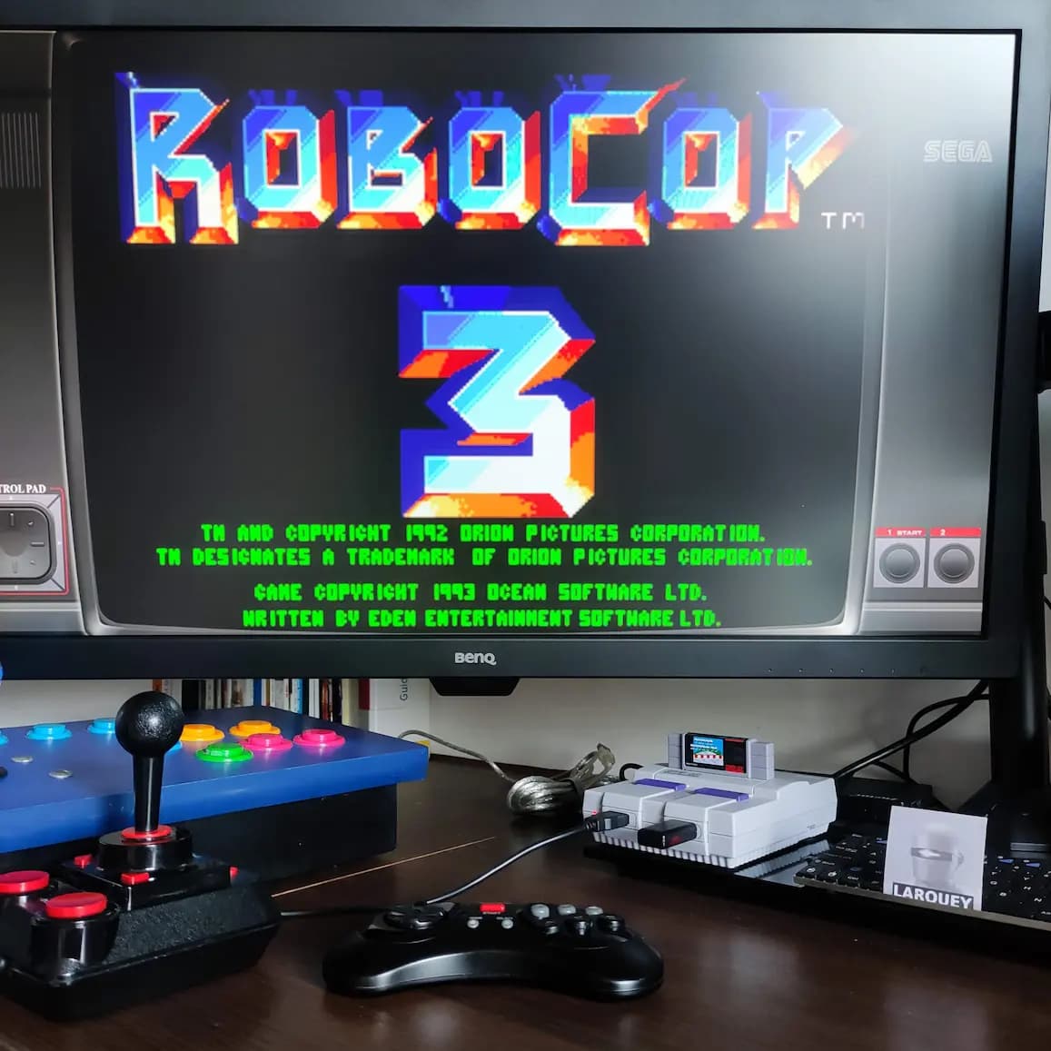 Larquey: RoboCop 3 (Sega Master System Emulated) 7,275 points on 2022-07-09 00:50:54