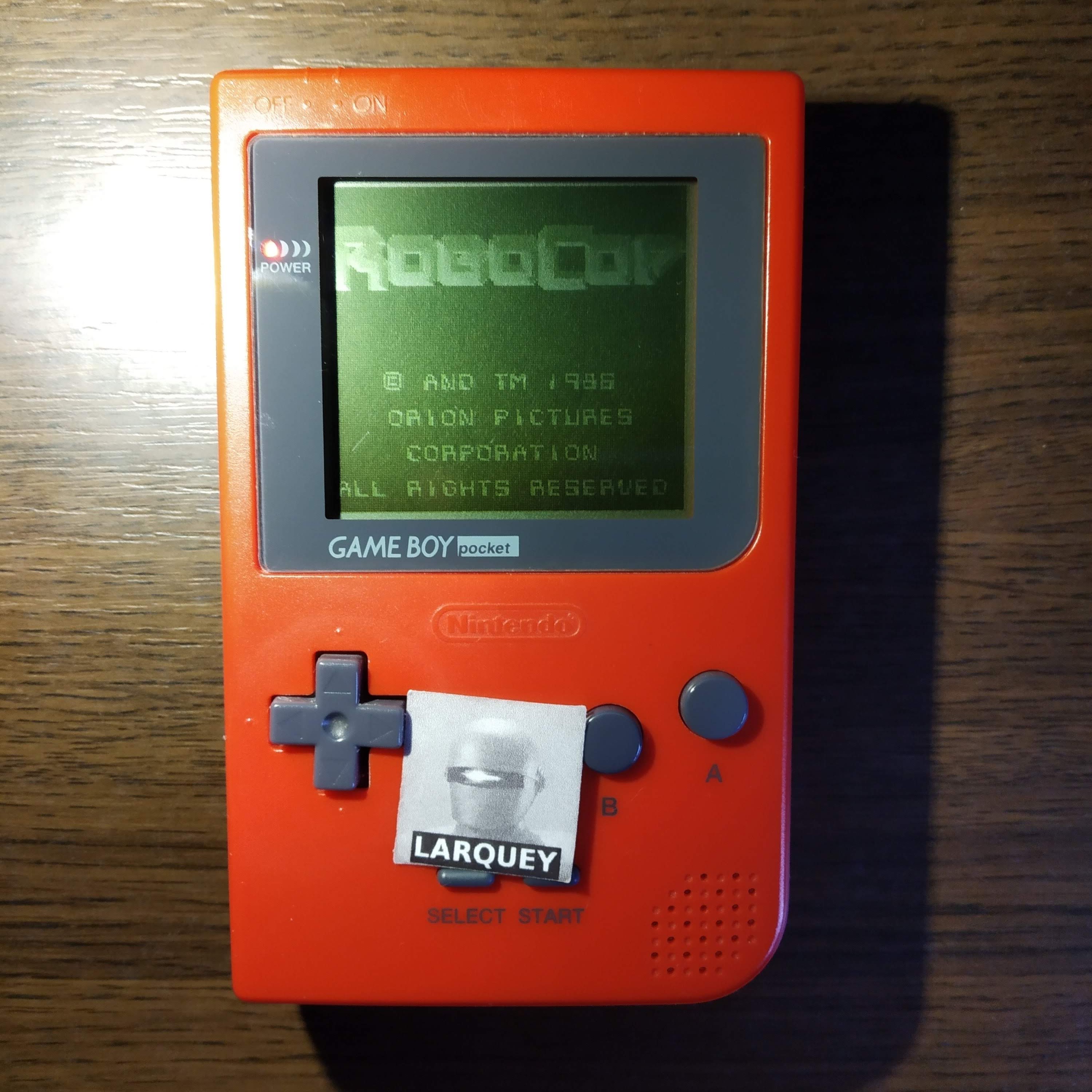 Larquey: RoboCop (Game Boy) 3,670 points on 2020-05-01 12:38:03