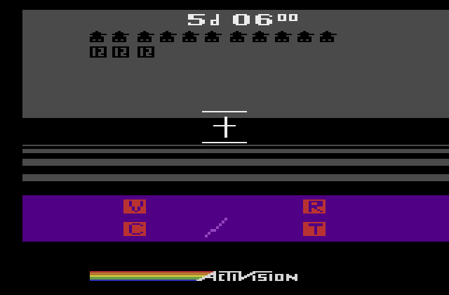 S.BAZ: Robot Tank (Atari 2600 Emulated Novice/B Mode) 47 points on 2019-09-18 19:08:49