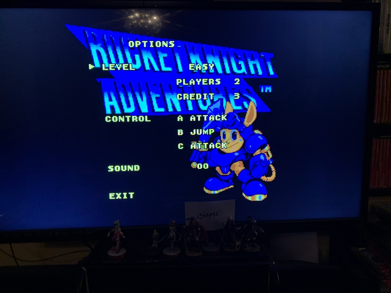 jgkspsx: Rocket Knight Adventures [Easy] (Sega Genesis / MegaDrive Emulated) 89,110 points on 2022-07-17 10:36:47