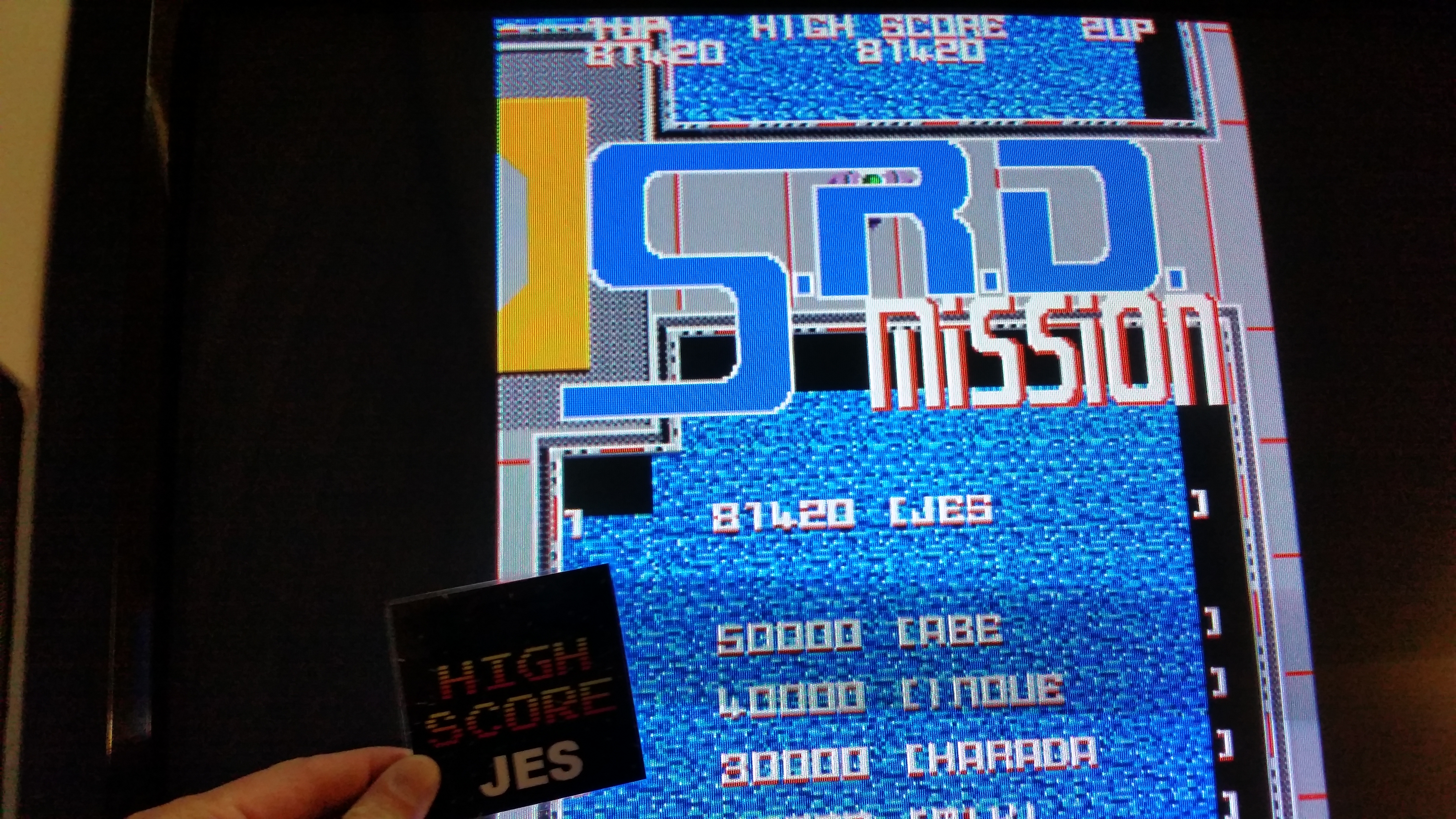 JES: S.R.D. Mission [srdmissn] (Arcade Emulated / M.A.M.E.) 81,420 points on 2017-01-01 22:56:01