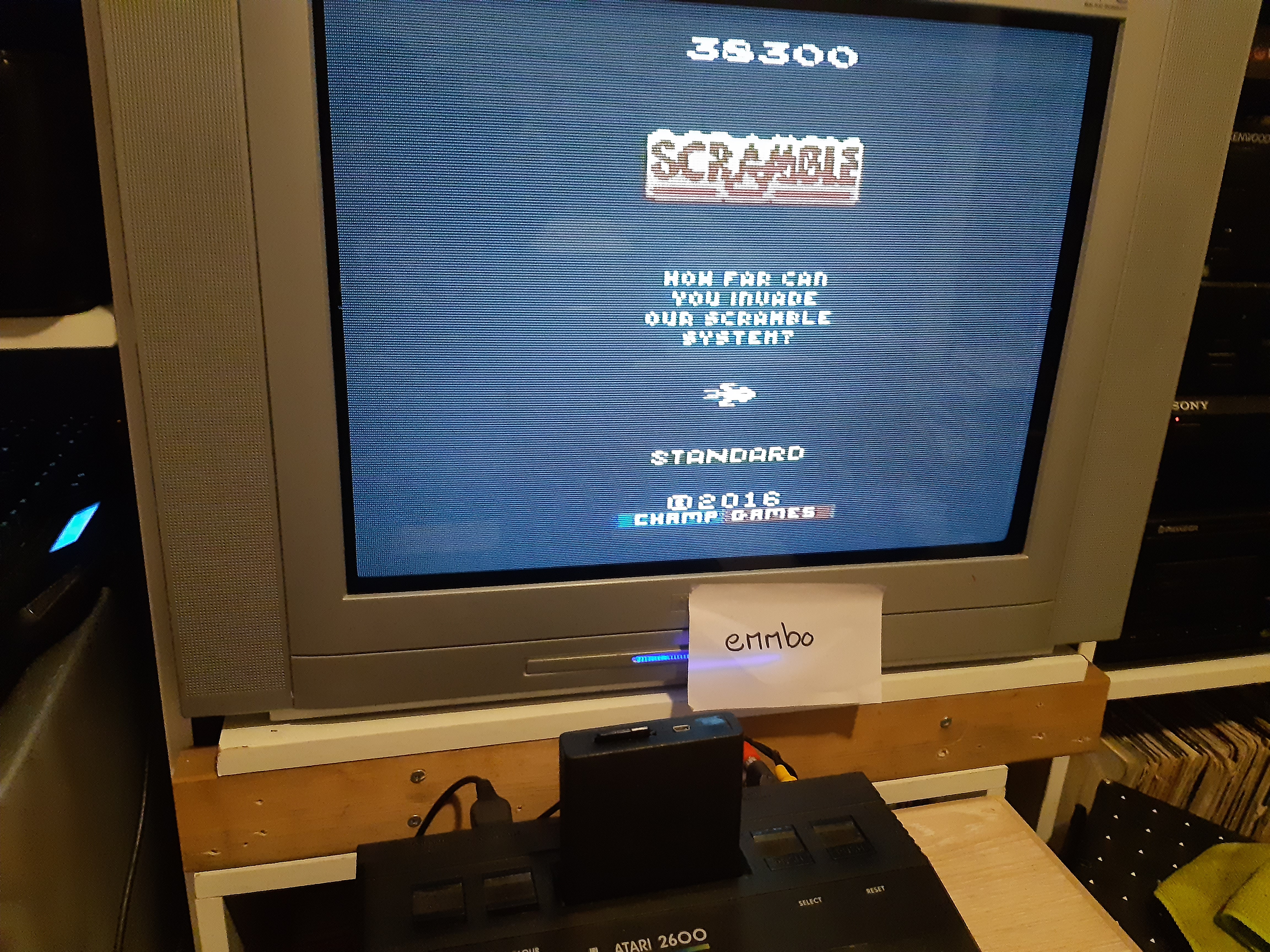 emmbo: Scramble [Standard] (Atari 2600) 38,300 points on 2020-03-02 12:46:46
