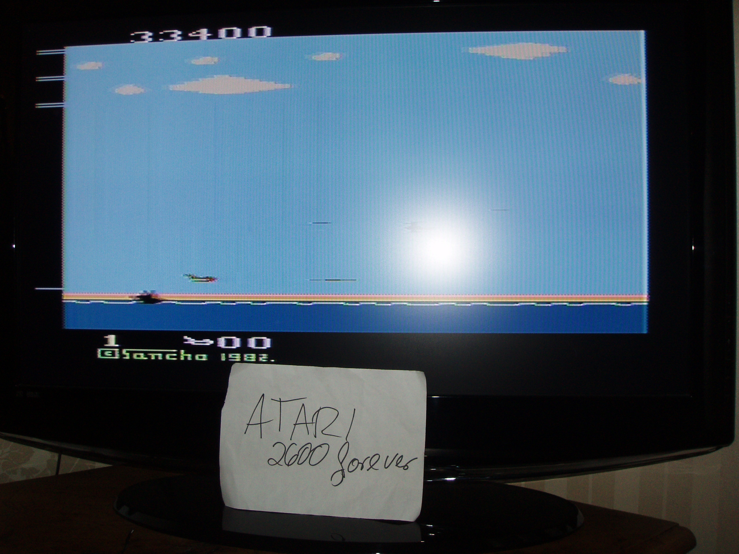 atari2600forever: Sea Hawk (Atari 2600 Novice/B) 33,400 points on 2018-09-24 02:02:58