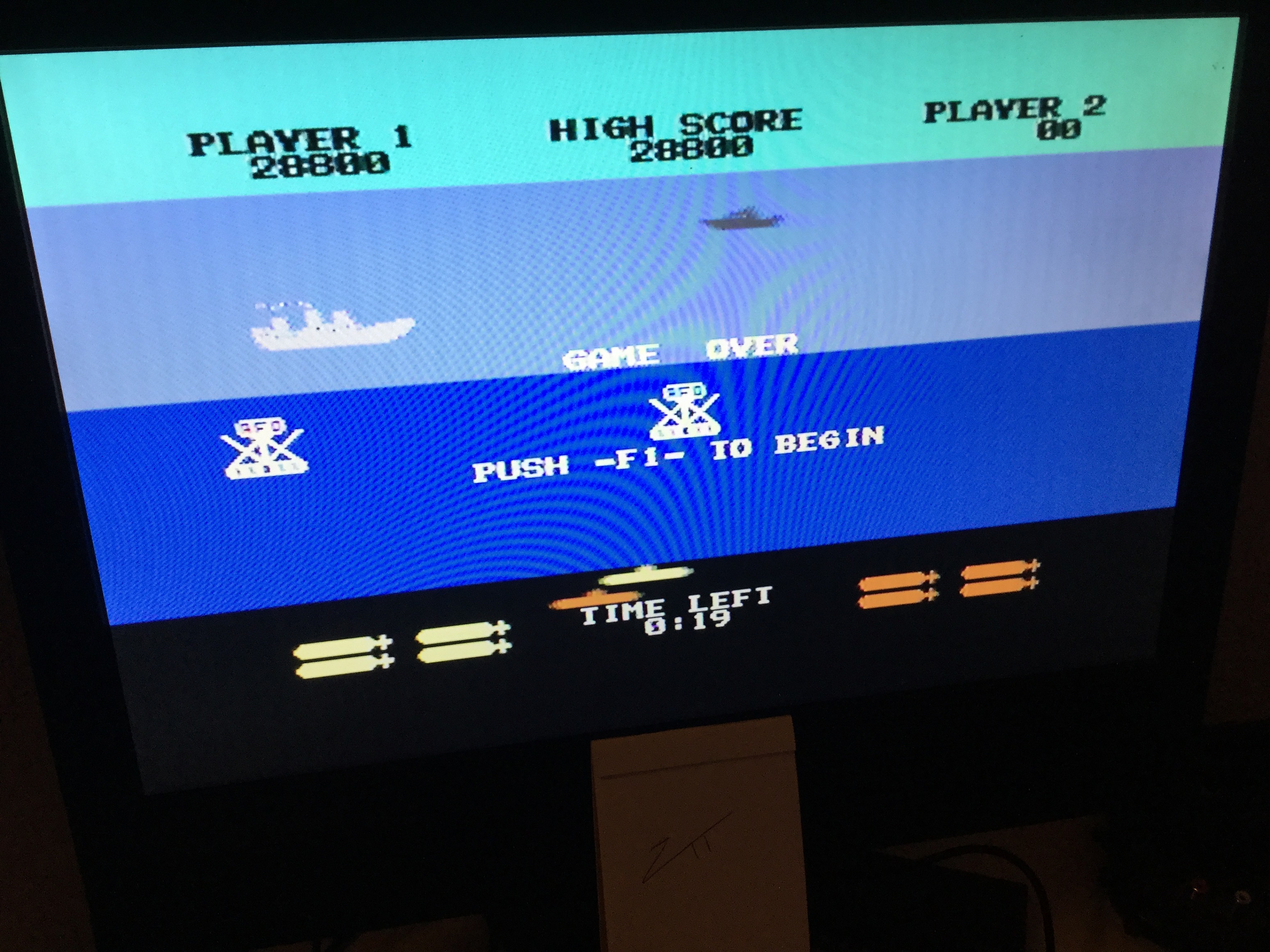 Frankie: Sea Wolf (Commodore 64) 28,800 points on 2020-12-31 02:05:05