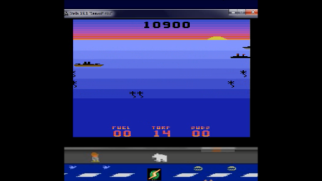 S.BAZ: Seawolf (Atari 2600 Emulated Novice/B Mode) 10,900 points on 2018-05-30 23:46:37