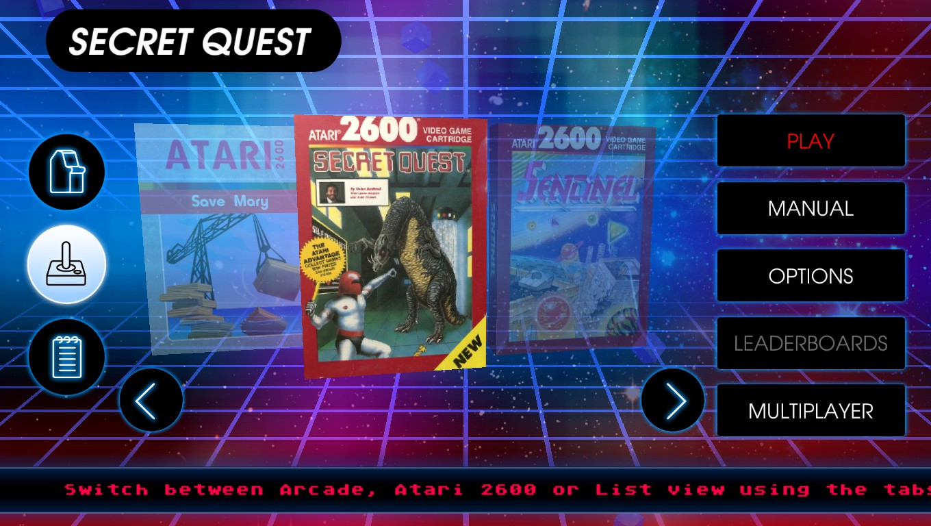Mark: Secret Quest (Atari 2600 Emulated Novice/B Mode) 6,101 points on 2019-01-09 03:16:34
