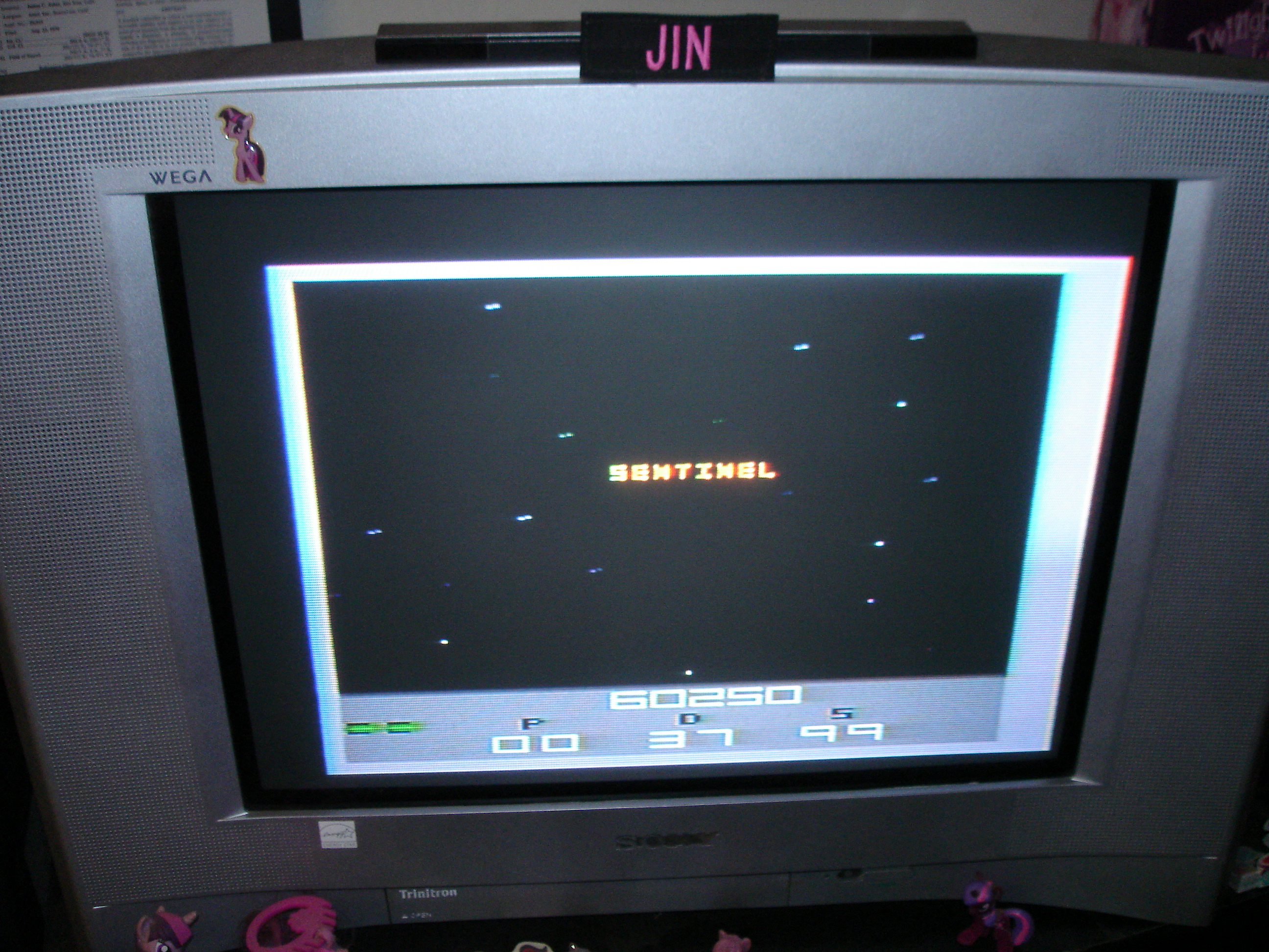 Jin: Sentinel (Atari 2600) 60,250 points on 2017-06-13 08:18:15