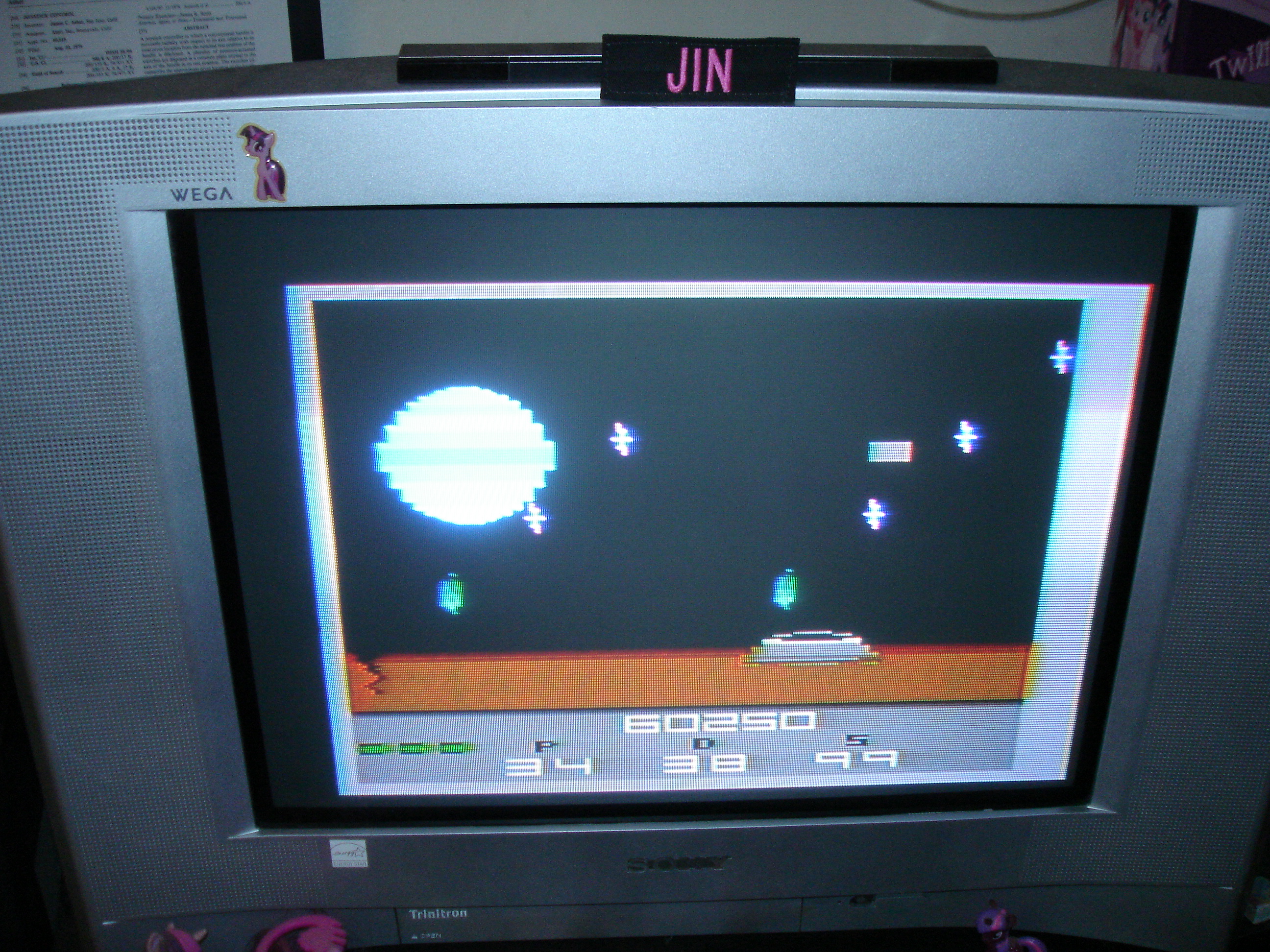Jin: Sentinel (Atari 2600) 60,250 points on 2017-06-13 08:18:15