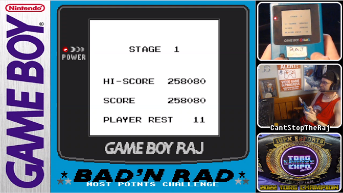 CantStopTheRaj: Skate Or Die: Bad N Rad [Stage 1 Start] (Game Boy) 258,080 points on 2023-05-24 18:10:49