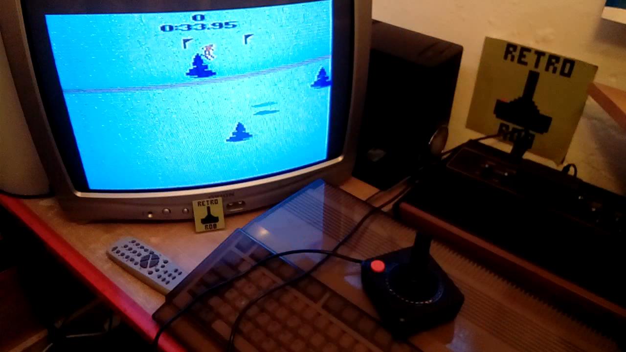 RetroRob: Skiing: Game 1 (Atari 2600 Expert/A) 0:00:33.95 points on 2019-08-19 12:12:22