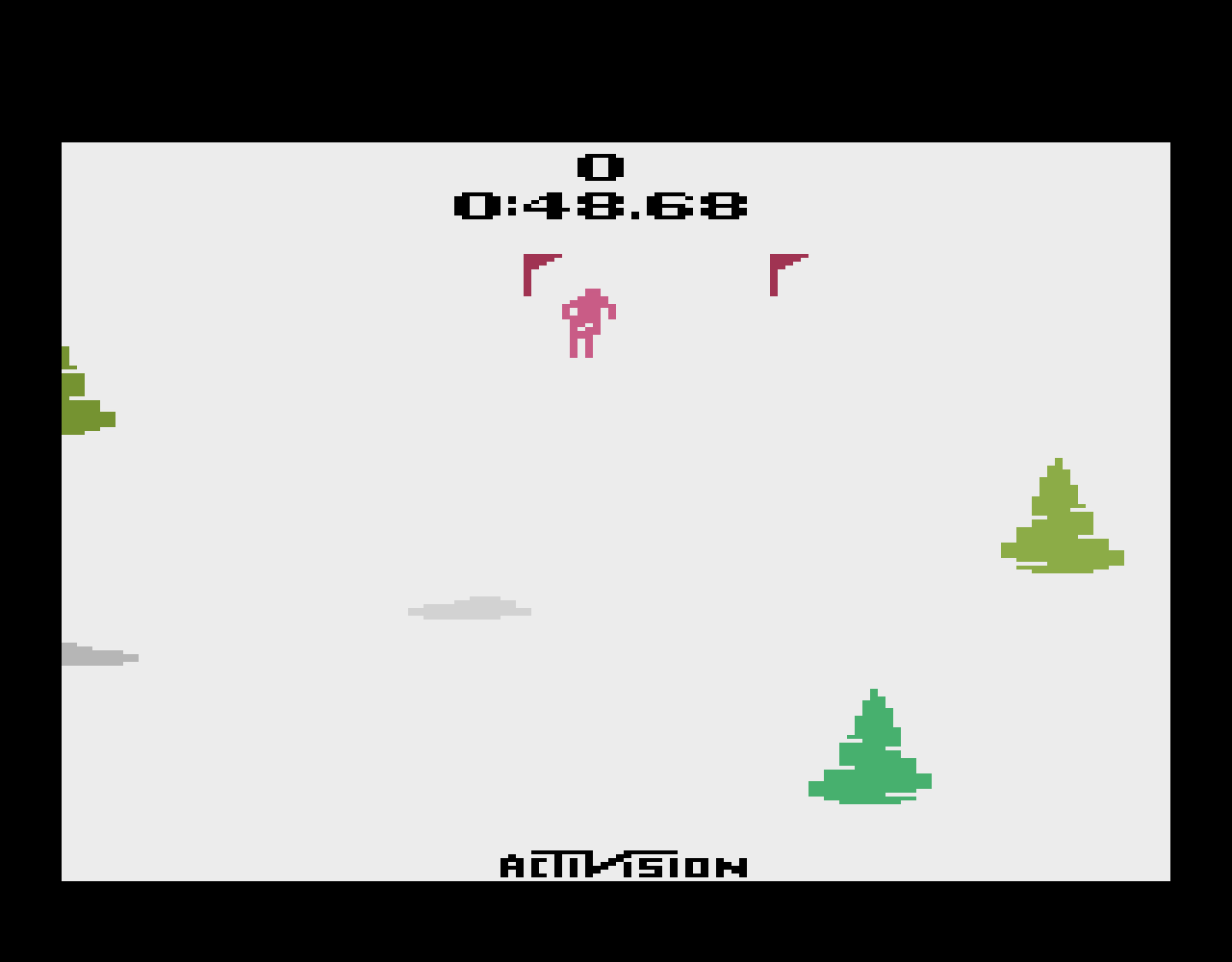 TheTrickster: Skiing: Game 4 (Atari 2600 Emulated Novice/B Mode) 0:00:48.68 points on 2016-07-09 22:53:03