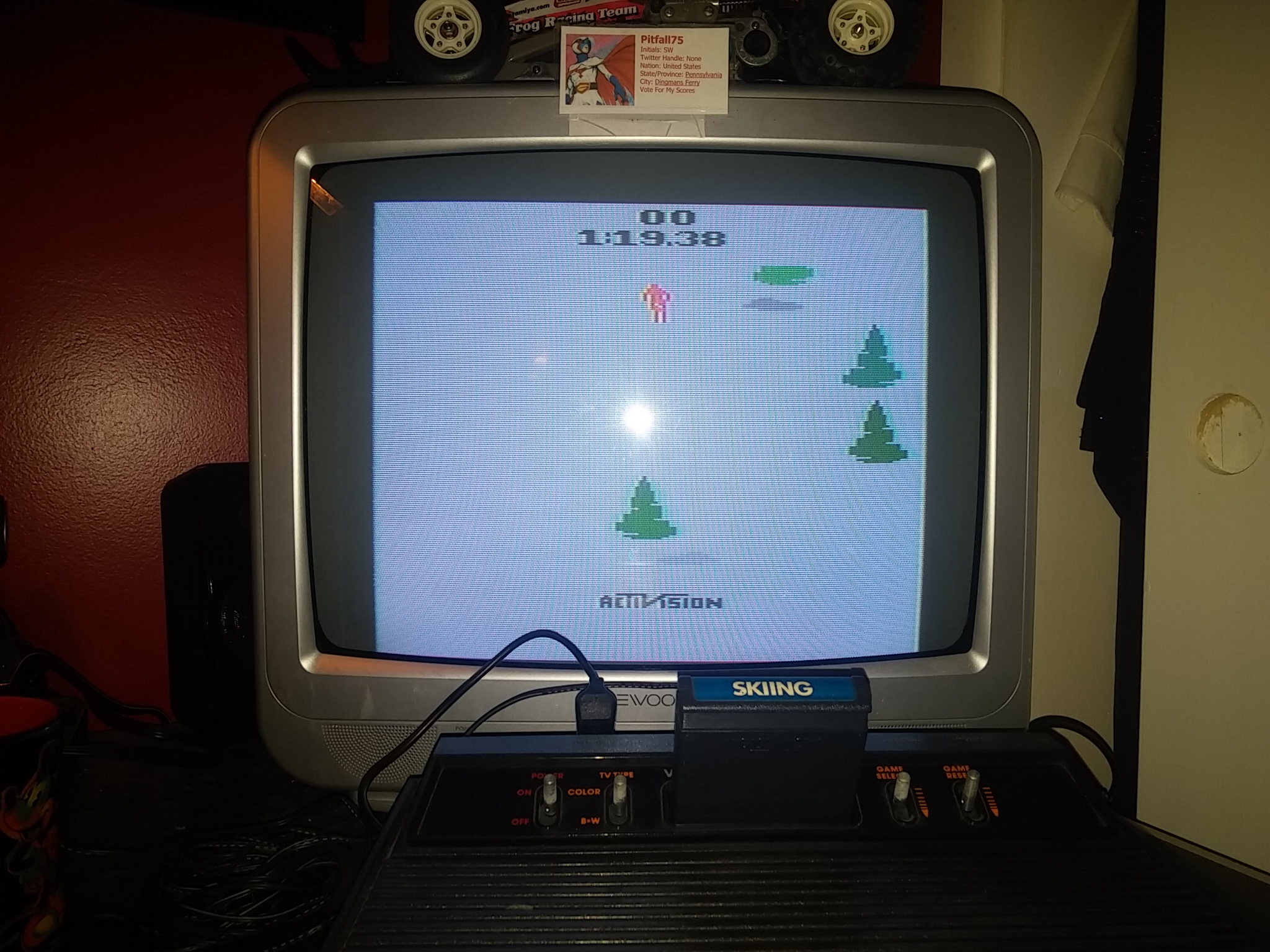 Pitfall75: Skiing: Game 9 (Atari 2600 Novice/B) 0:01:19.38 points on 2018-02-11 14:01:24