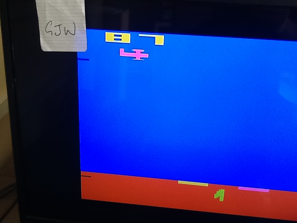 Gray: Sky Diver (Atari 2600 Emulated Novice/B Mode) 87 points on 2015-10-05 18:17:09
