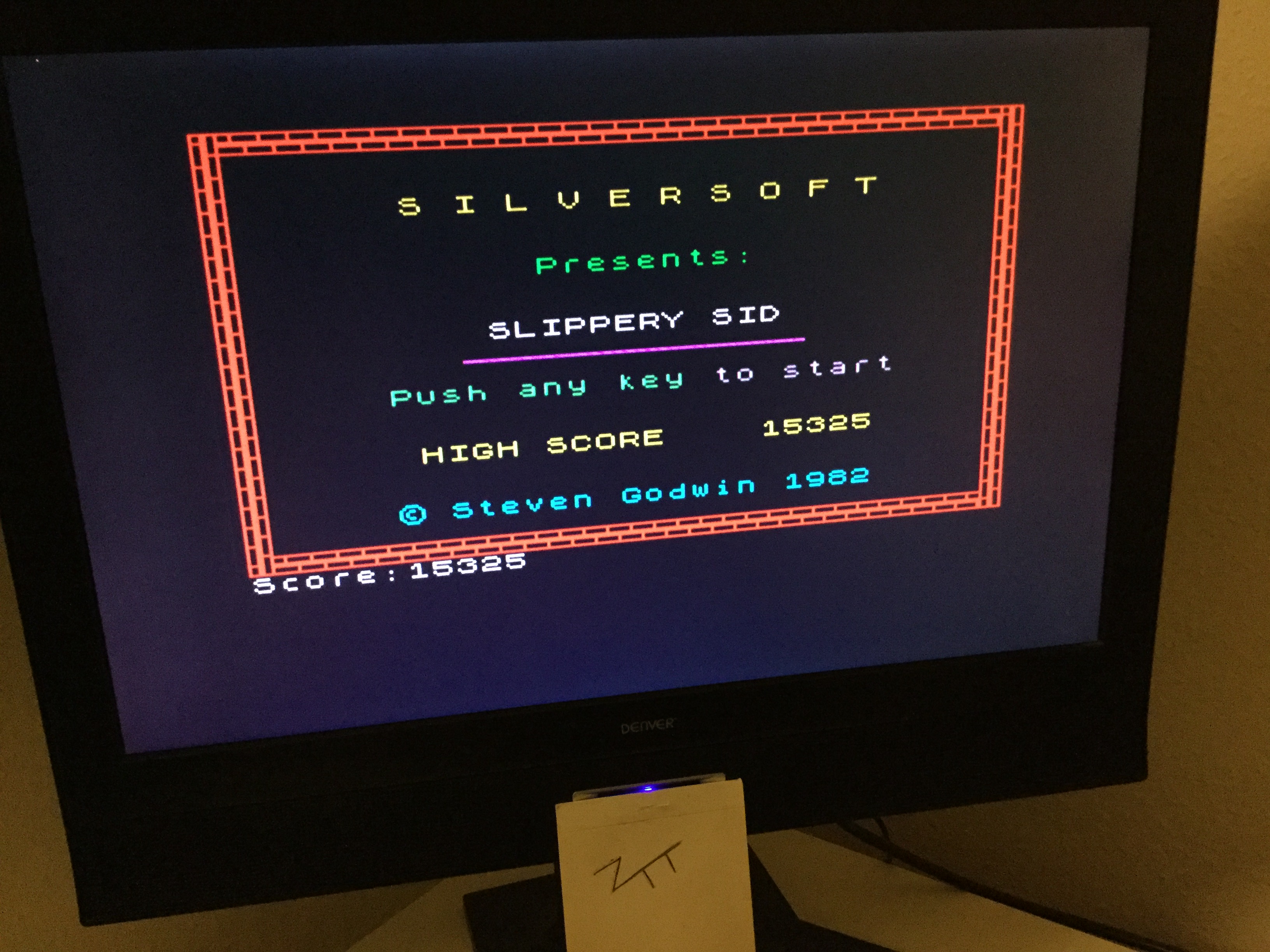 Frankie: Slippery Sid (ZX Spectrum) 15,325 points on 2020-01-16 10:54:31