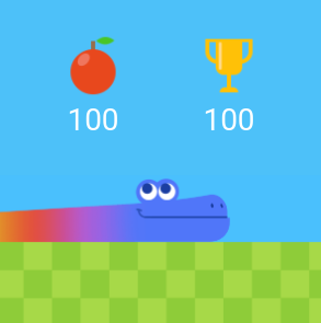 Google Snake (Web) high score by babybee