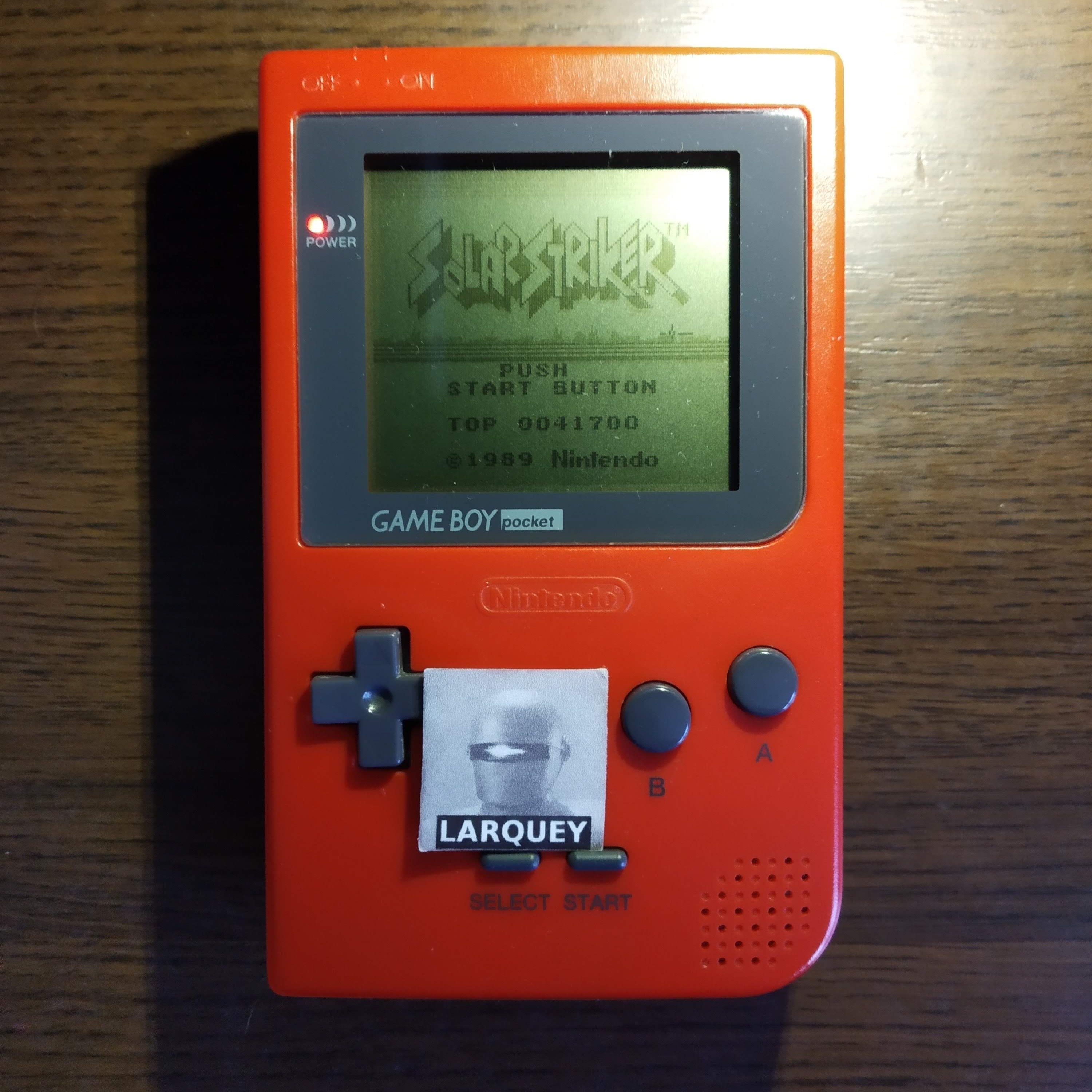 Larquey: Solar Striker (Game Boy) 41,700 points on 2020-05-03 07:03:50