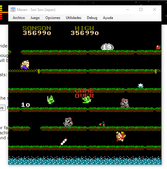 waxxchris: SonSon (NES/Famicom Emulated) 356,990 points on 2022-01-27 20:53:01