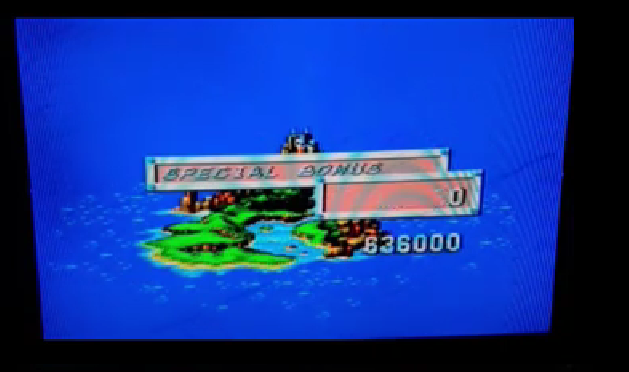 Sonic the Hedgehog 636,000 points