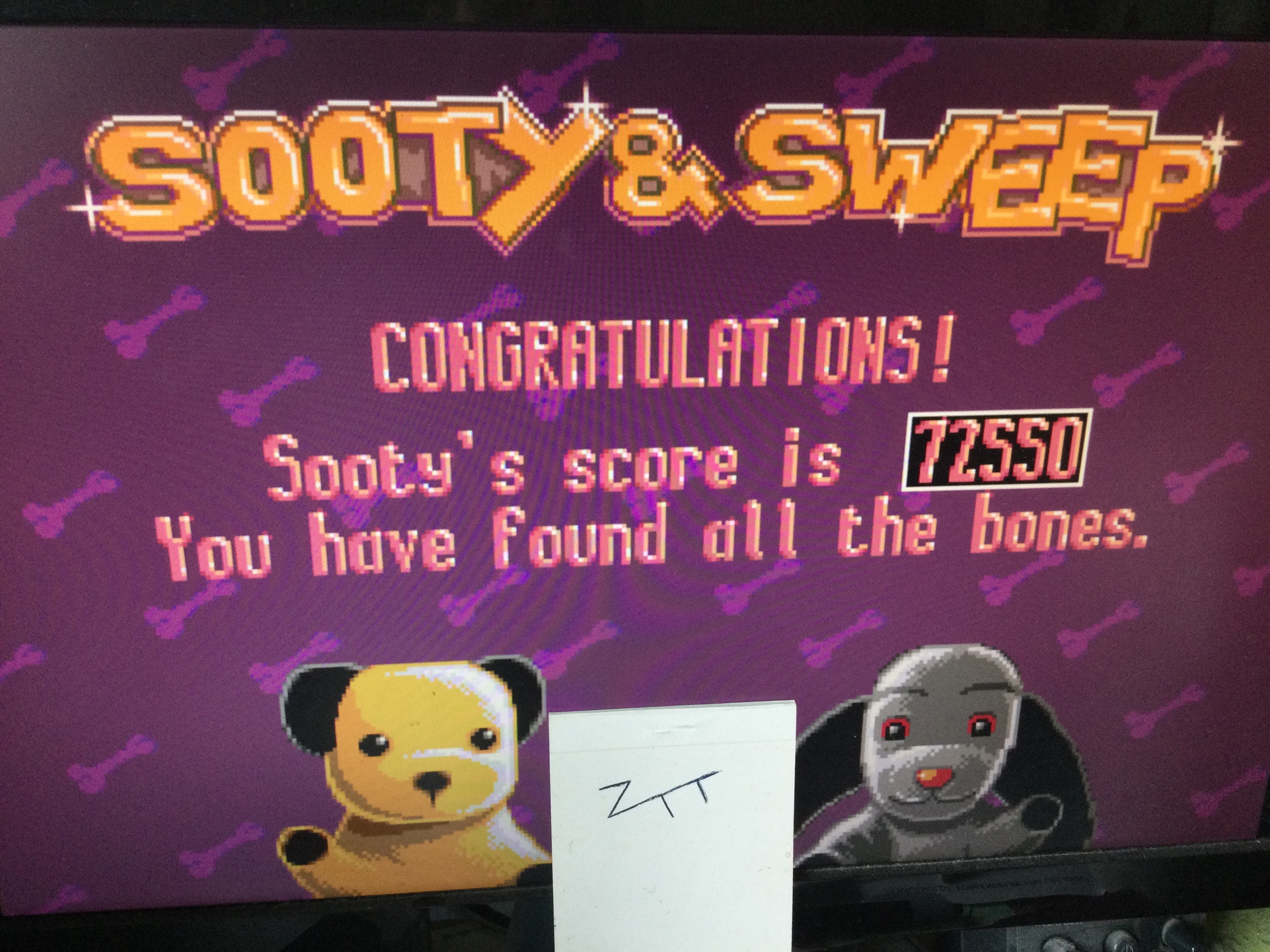 Sooty & Sweep [Hard] (Amiga Emulated) high score by Frankie