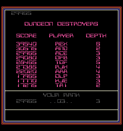 Dumple: Space Dungeon (Arcade Emulated / M.A.M.E.) 29,965 points on 2016-06-12 18:05:05