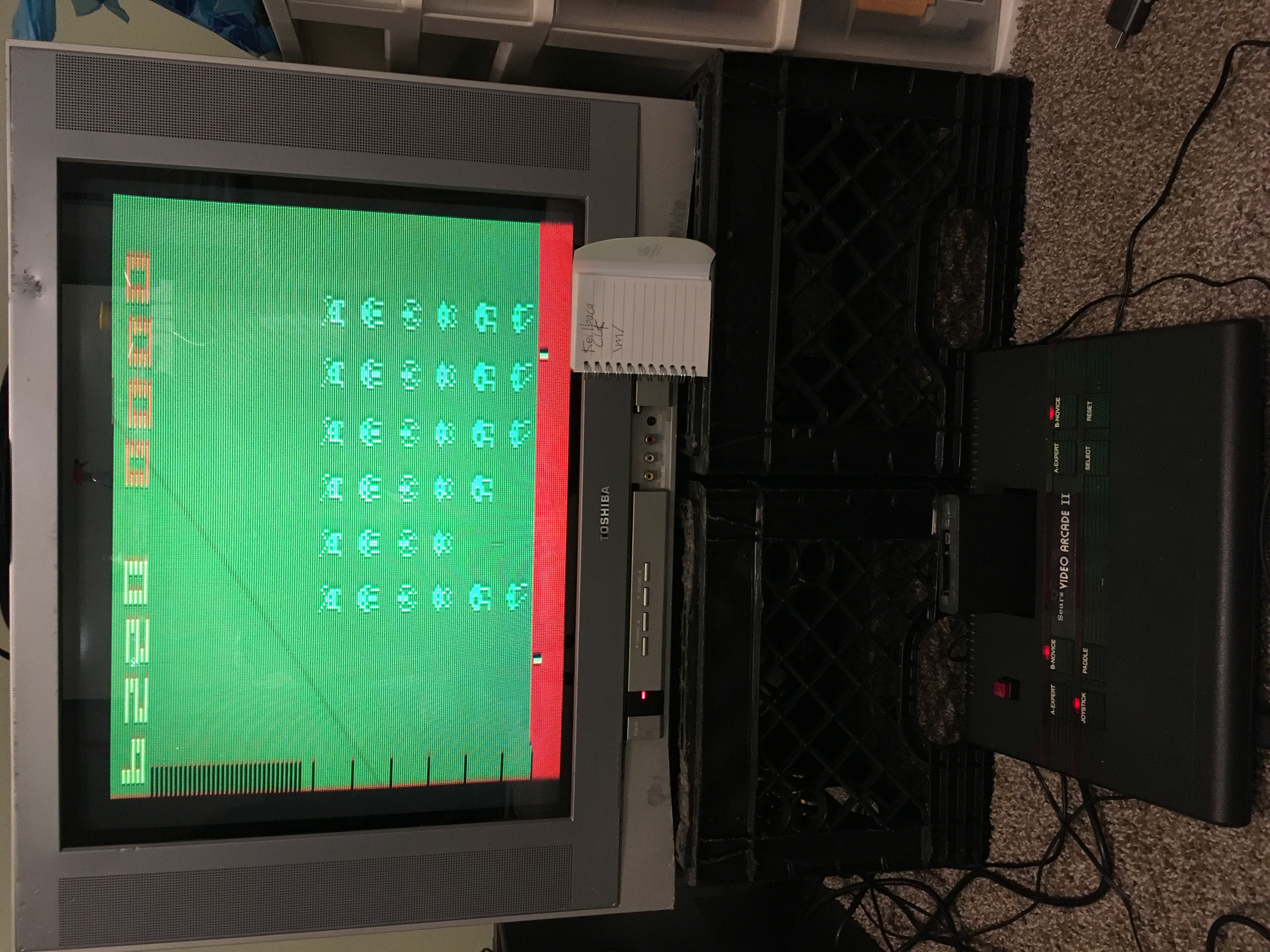 keilbaca: Space Invaders (Atari 2600 Novice/B) 16,220 points on 2016-11-18 02:11:26