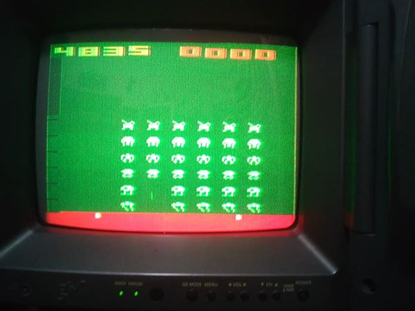 Space Invaders 24,835 points
